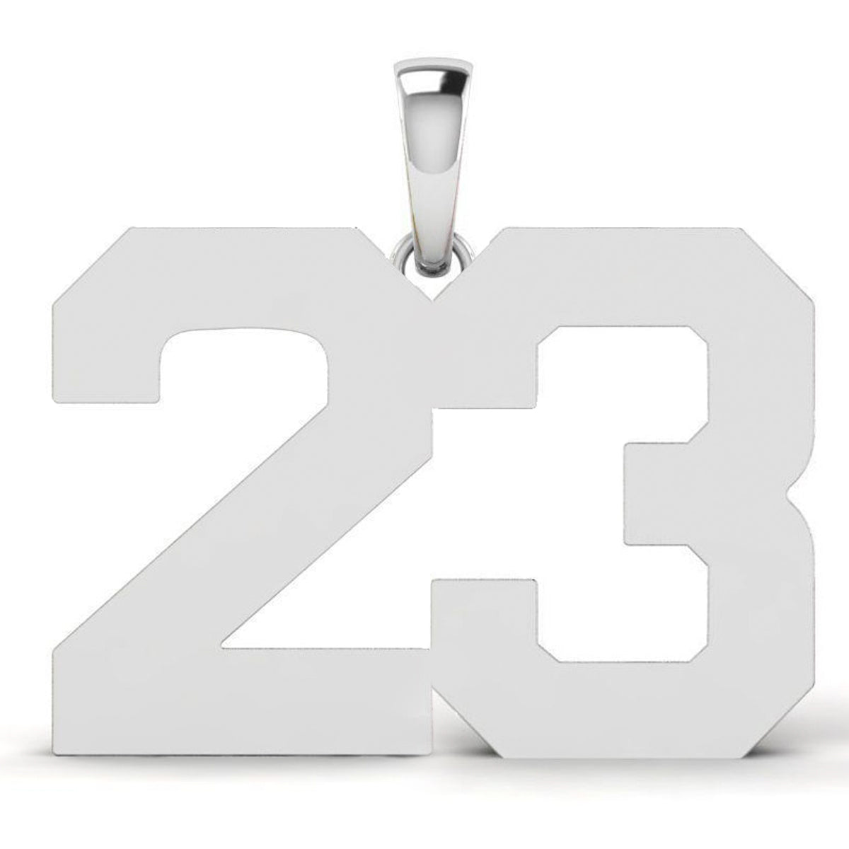 Number Pendant – Classic Jersey Number Necklace