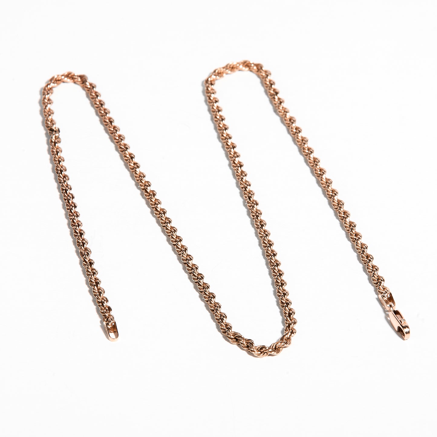Hollow 10K Gold Rope Chain