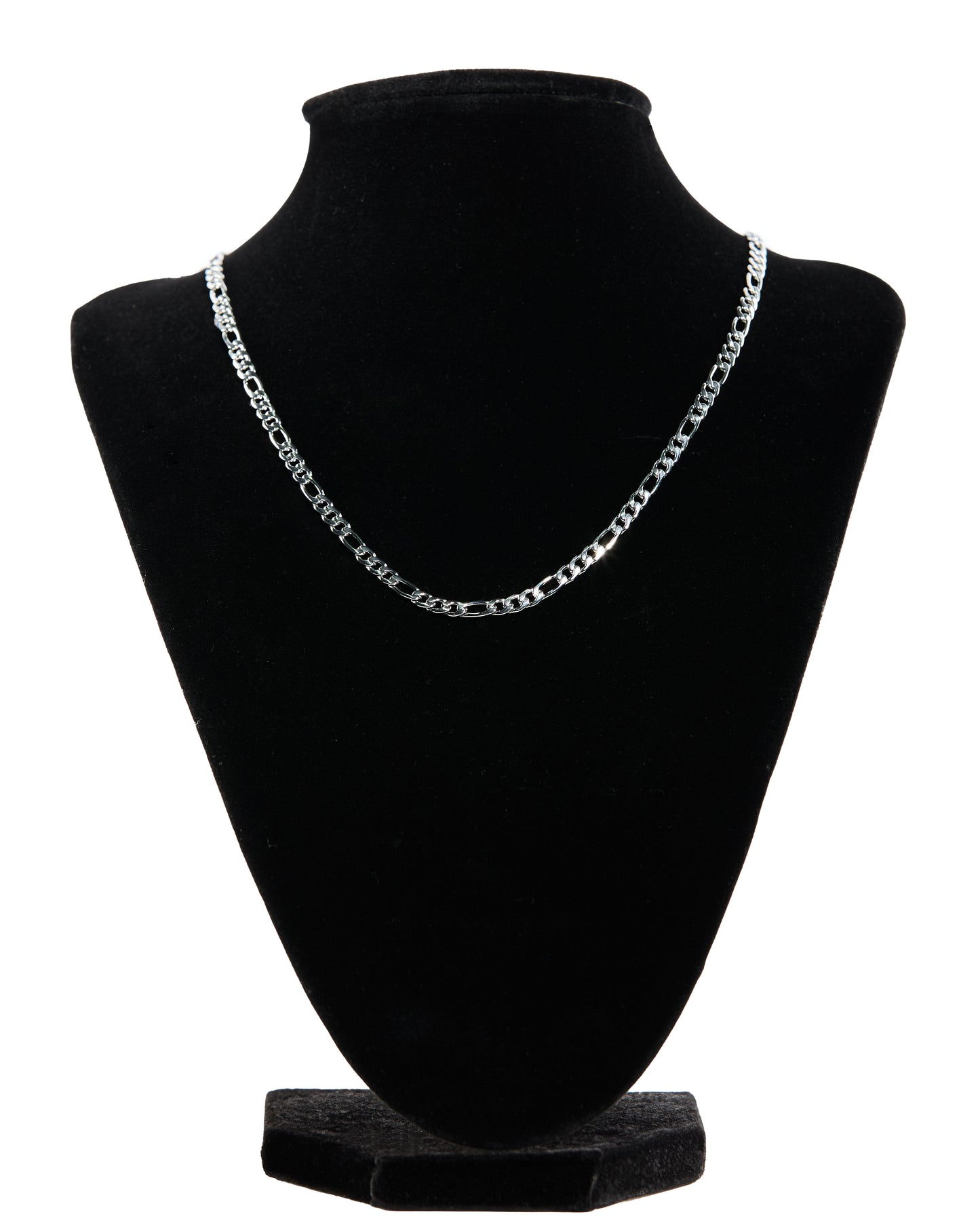 Sterling Silver Figaro Chain