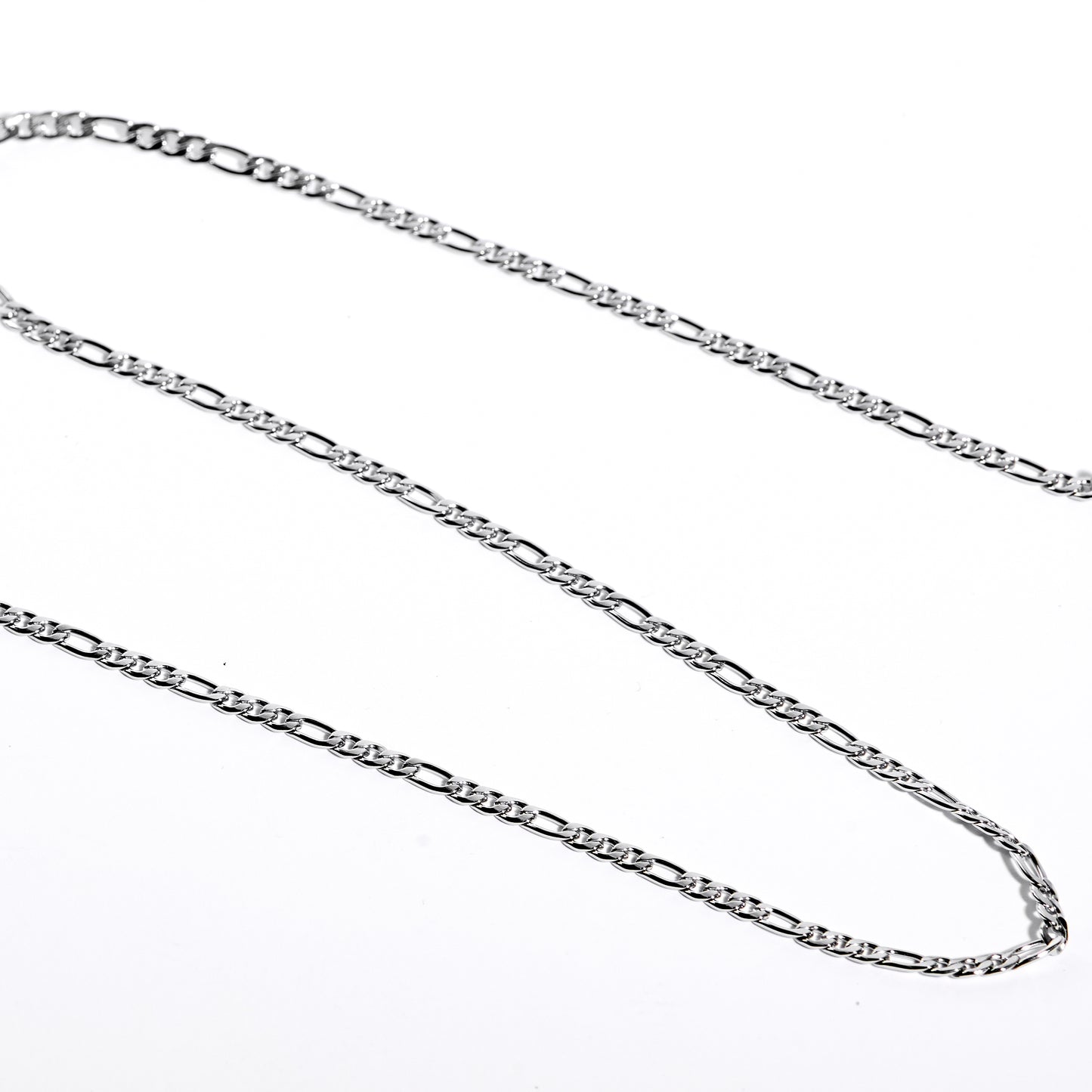 Sterling Silver Figaro Chain