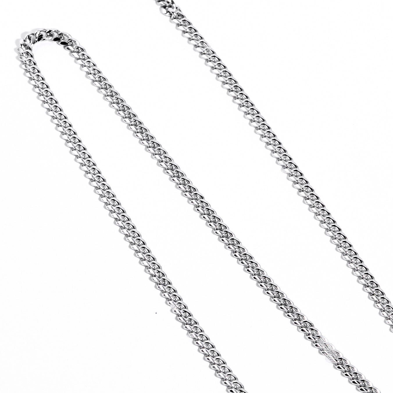 Hollow 10K Gold Miami Cuban Link Chain