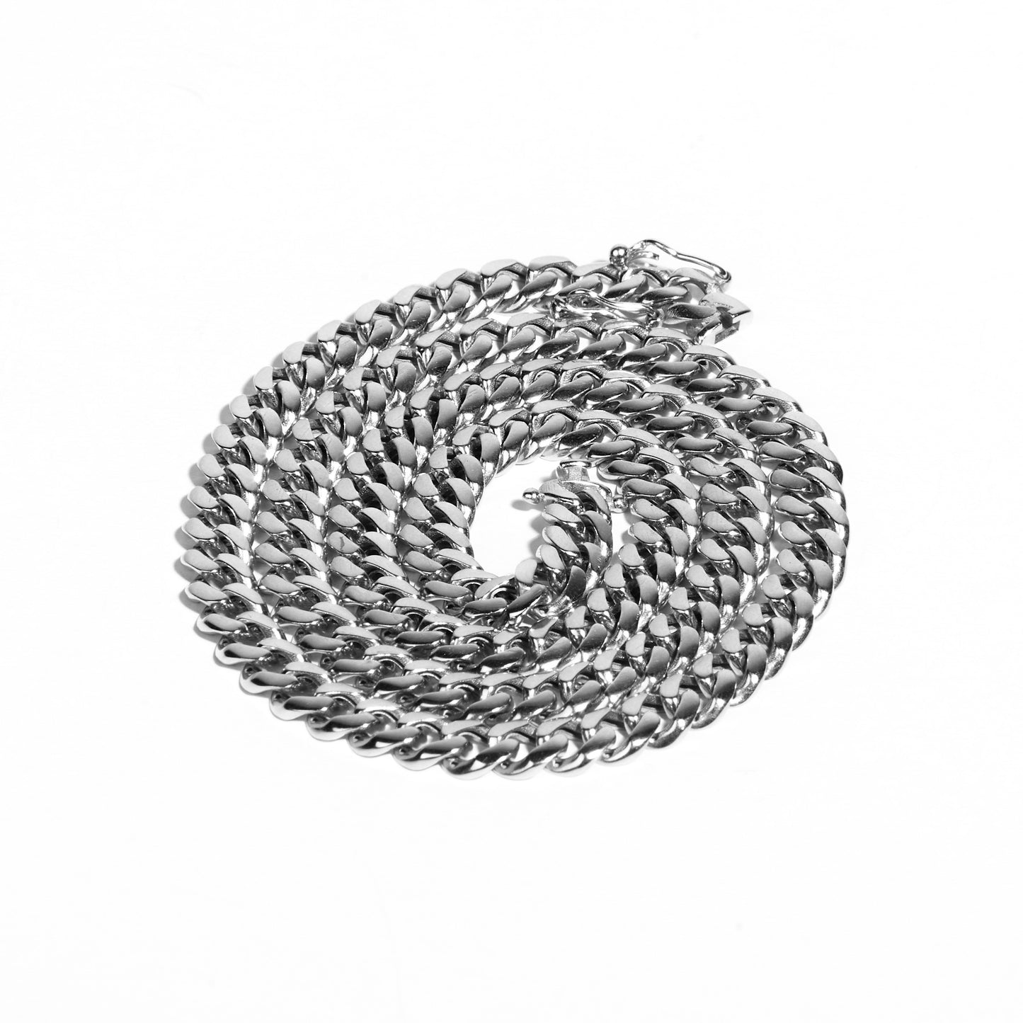 Hollow 10K Gold Miami Cuban Link Chain