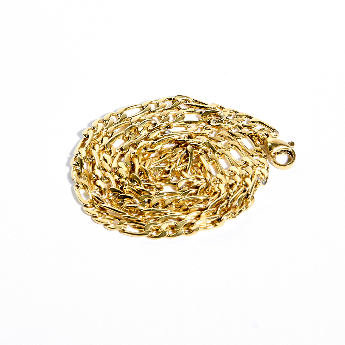 Solid 14K Gold Figaro Chain image 0