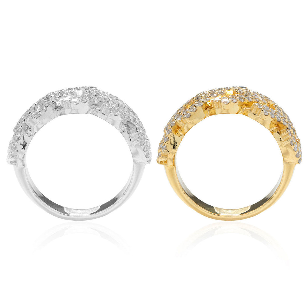 Cuban Link Diamond Ring