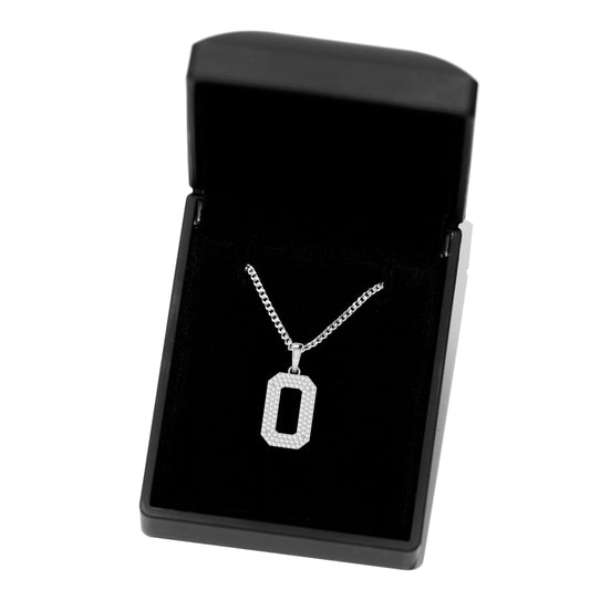 Solo Legend Pendant – Single Jersey Number with Diamonds