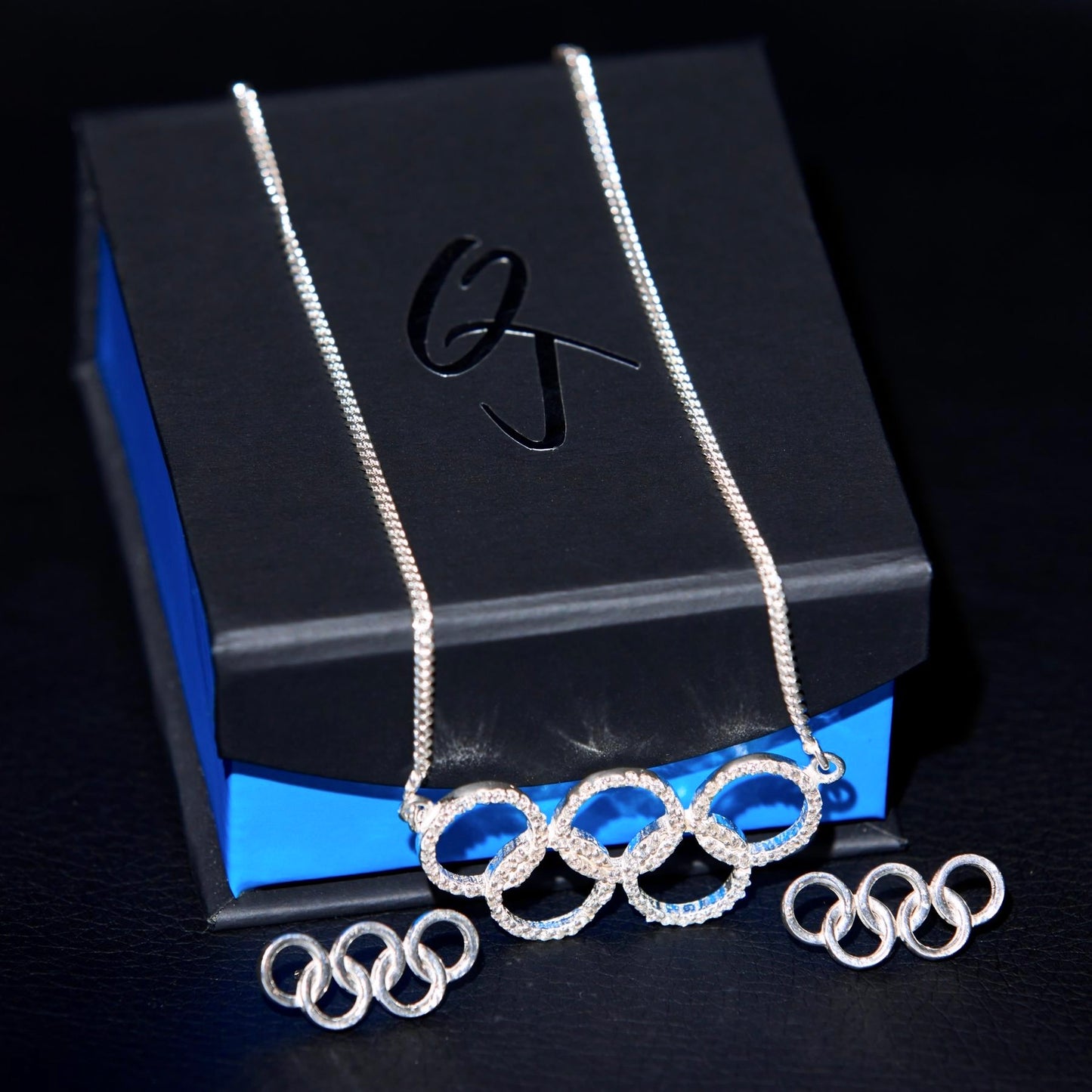 Olympic Bundle: Necklace & Stud Earrings