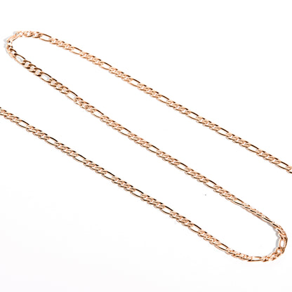 Solid 14K Gold Figaro Chain image 8