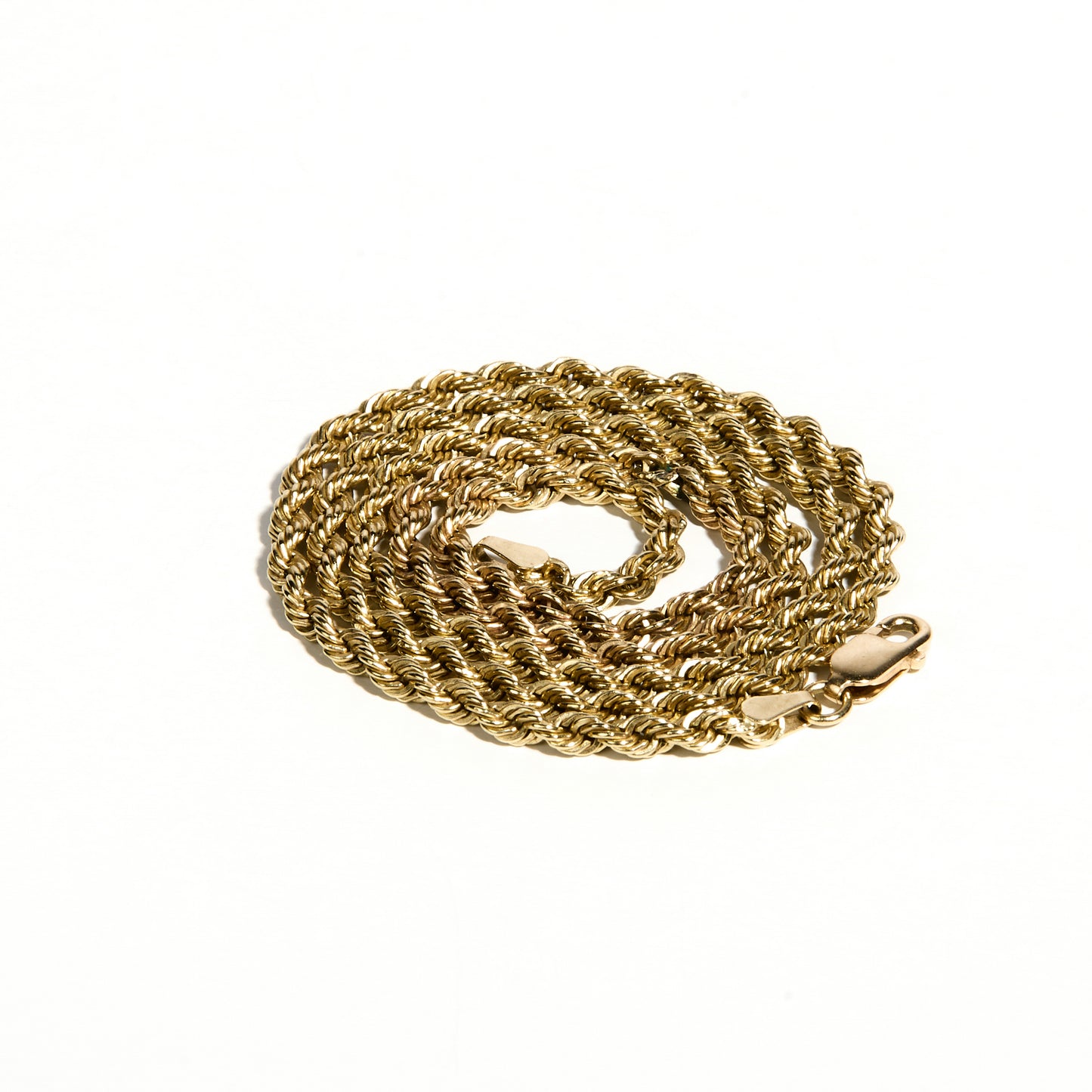 Hollow 10K Gold Rope Chain