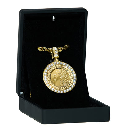 Coin Frame Pendant