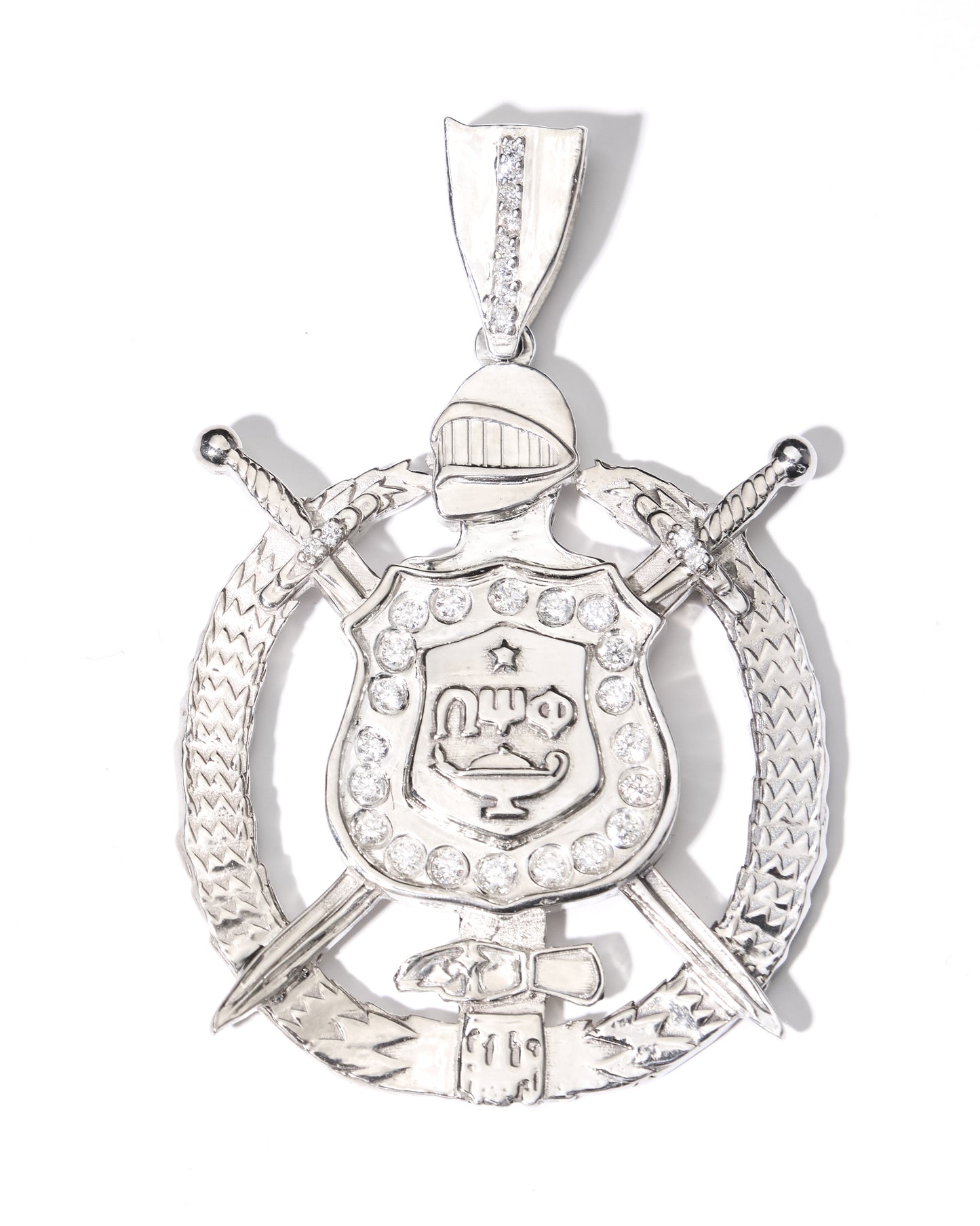 Omega Psi Phi Large Custom Pendant