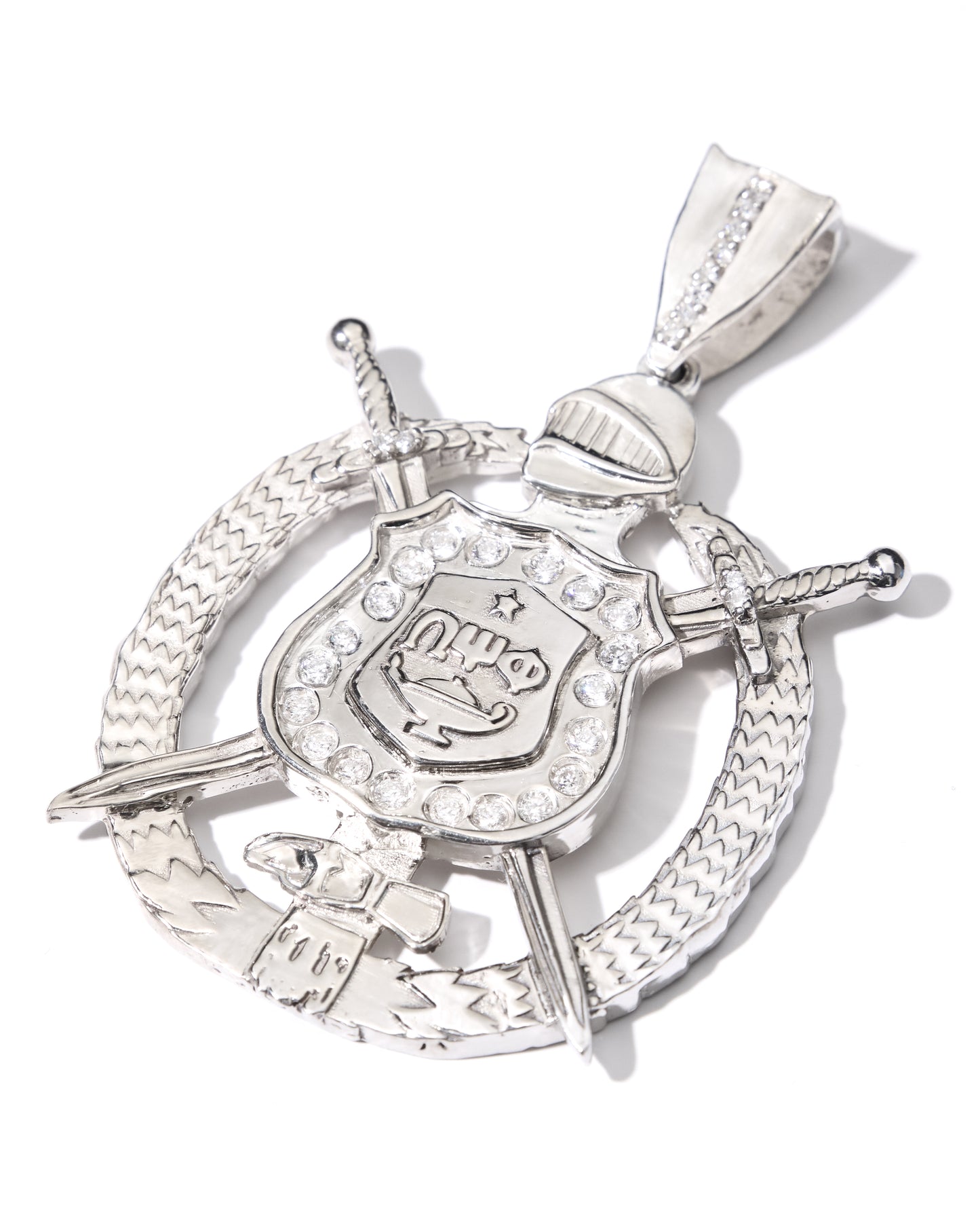 Omega Psi Phi Large Custom Pendant