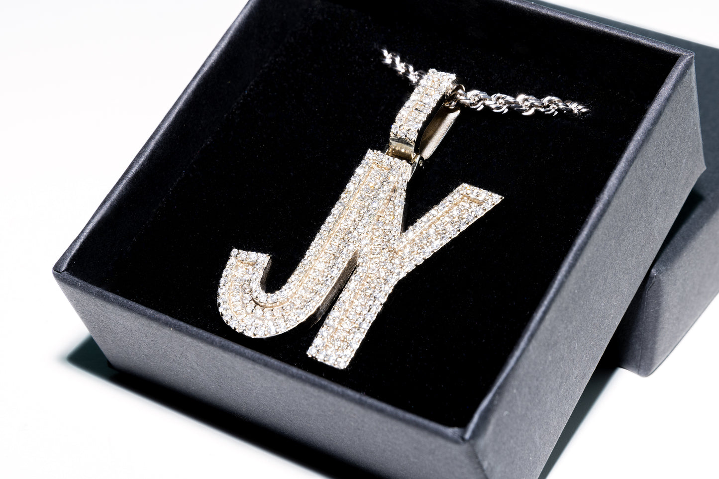 Custom 2-Letter Initial Diamond Pendant