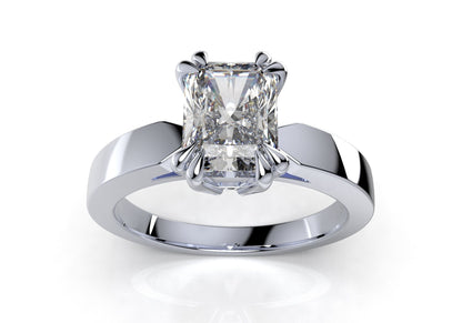 Radiant Solitaire Engagement Ring