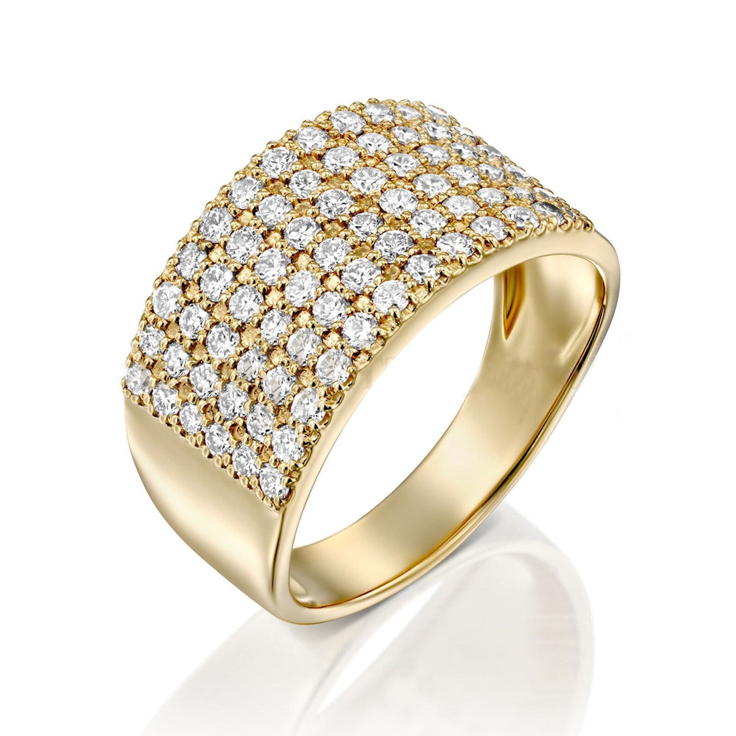 Stubborn 6-Row Diamond Band