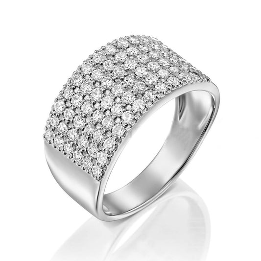 Stubborn 6-Row Diamond Band