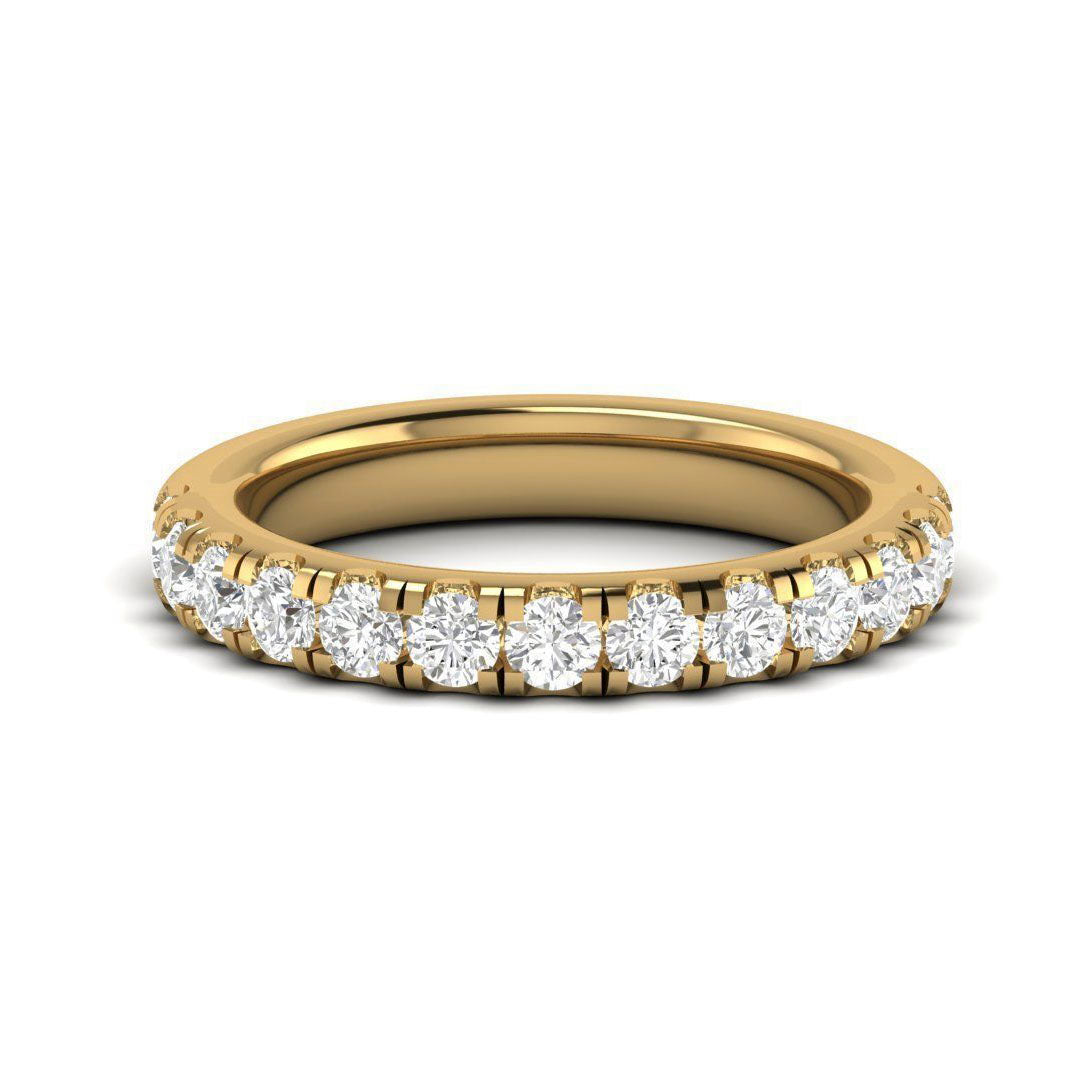 Dual French Cut Split Diamond Ring