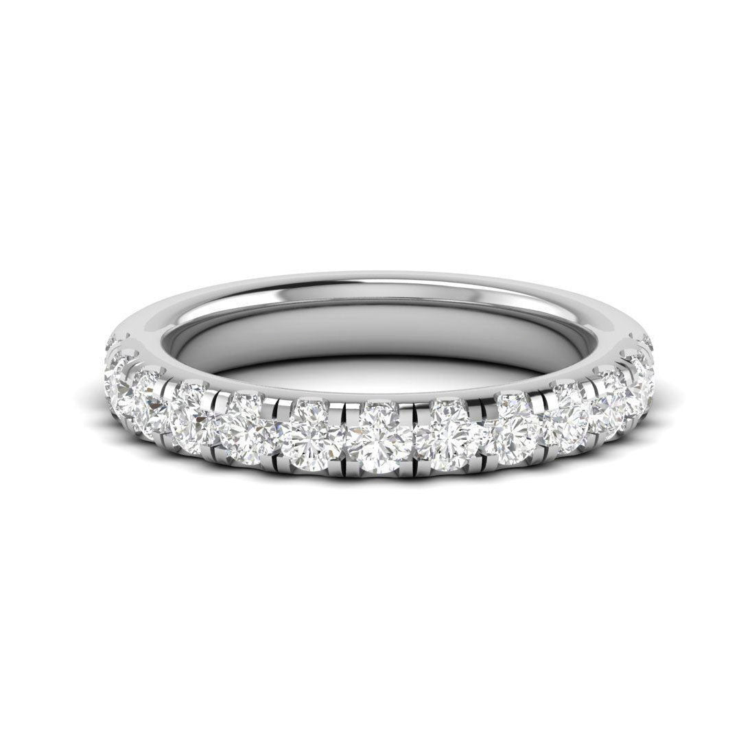Dual French Cut Split Diamond Ring