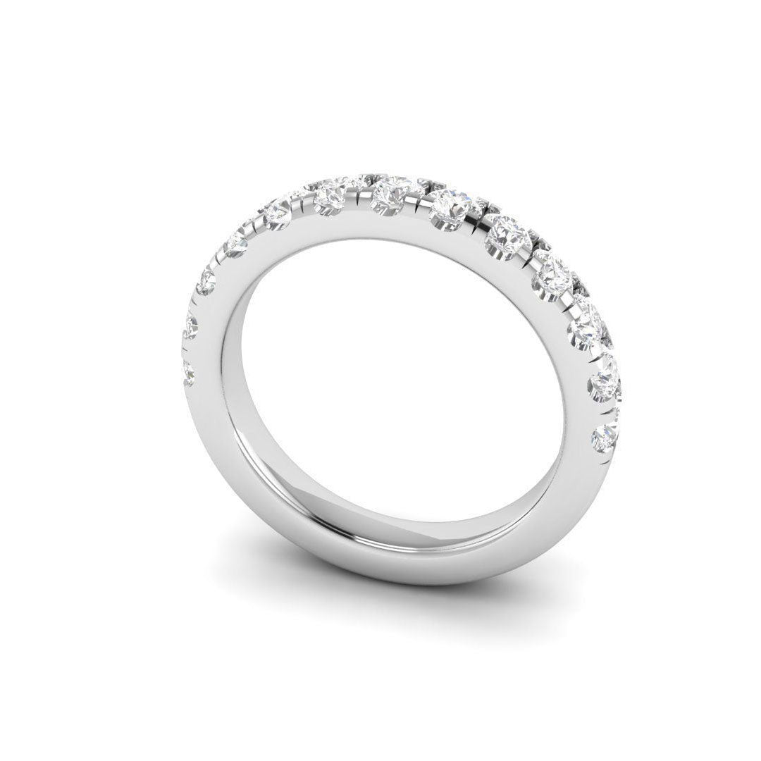 Dual French Cut Split Diamond Ring