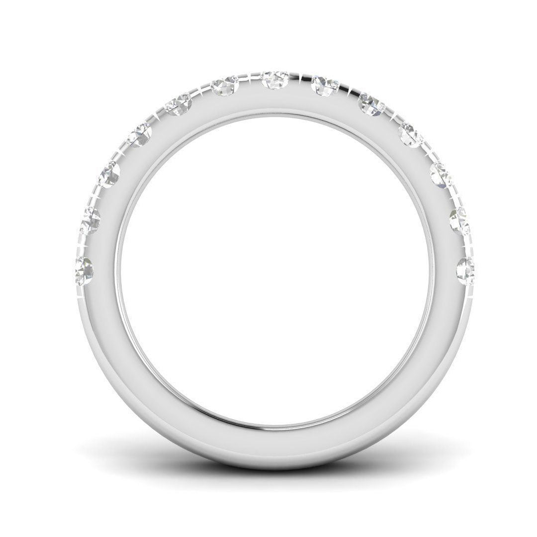 Dual French Cut Split Diamond Ring