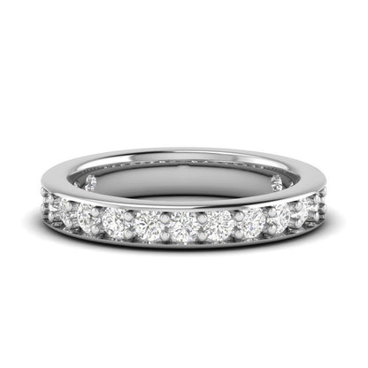 Simple Cute Diamond Band Ring
